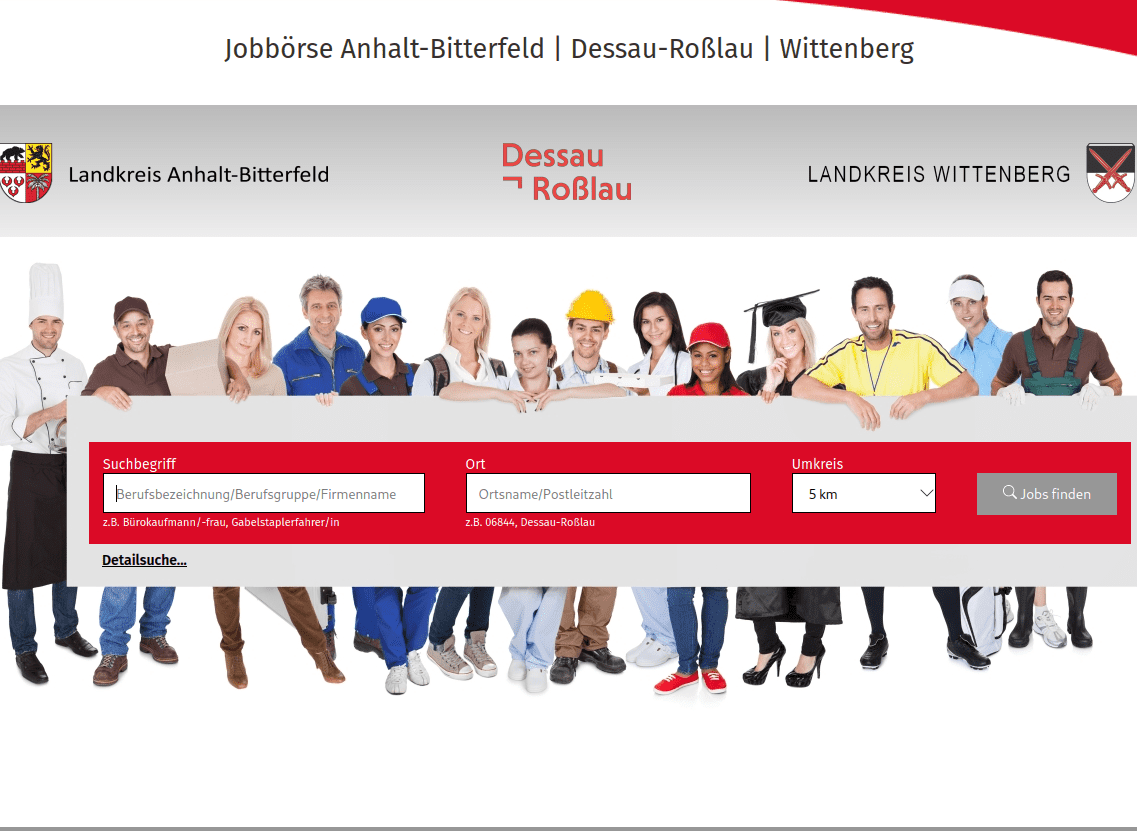 Jobbörse Anhalt-Bitterfeld | Dessau-Roßlau | Wittenberg